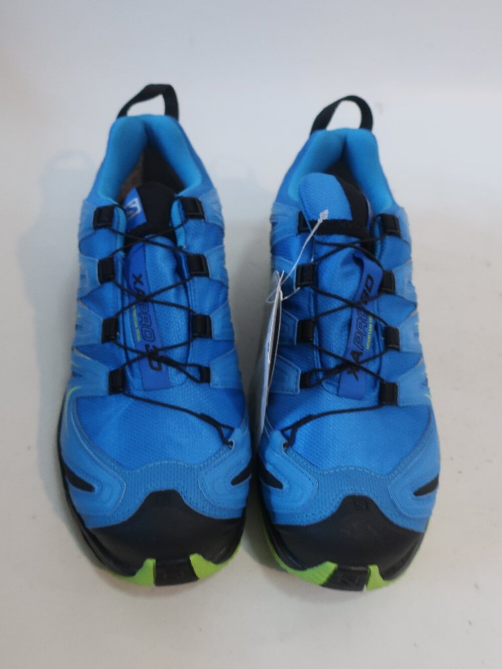 NWOB Men Salomon Blue Quicklace XA Pro 3D Gore-Tex Trail Low Top Running Shoe 10
